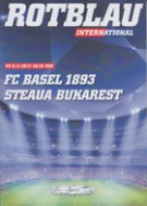 FC Basel - Steaua Bukarest, 6.11. 2013, CL-Group Stage, St.Jakob Park, Offizielles Programm