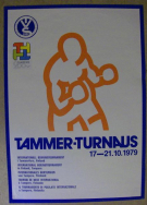 Tammer-Turnaus 17 - 21. 10. 1979 / International Boxingtournament in Finland, Tampere (Official Poster)