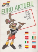 UEFA EURO 1988 - Euro Aktuel / Offizielle Stadionzeitung der Fussball-Europameisterschaft 10. - 25. Juni 1988