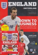 England - Schweiz, 8.9. 2015, EURO Qualf., Wembley Stadium, Official Programme