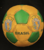 Fussball in den Farben der CBF Brazil Football Fed. ca. 1980 (3 Stars, Official Matchball Water Proof 5)