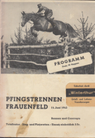 Pfingstrennen Frauenfeld - 14. Juni 1943, Rennbahn Frauenfeld, Offizielles Programm