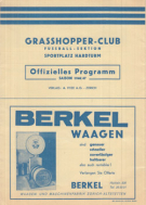 Red Star ZH - Helvetia Bern / Grasshoppers - Young Boys, 13.10. 1946, NLA, Stadion Hardturm, Offiz. Programm