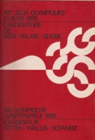 XIIes Jeux Olympiques d’hiver 1976 - Canditature de Sion-Valais-Suisse (Presentation summary for the press)