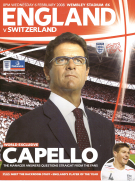 England - Switzerland, 6.2. 2008, Friendly, Wembley Stadium, Official Programme