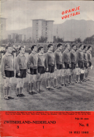 Zwitserland - Nederland (3:1) (Oranje Voetbal, No.6 - 18 Mei 1960)
