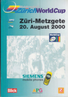 87. Meisterschaft von Zürich 2000 World Cup - Internationales Strassenrennen, Offiz. Programm