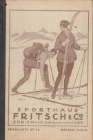 Sporthaus Fritsch & Co. - Preisliste No. 36, Winter 1924/25