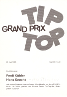 Grand Prix Tip Top, 20. Juni 1965, Weltmeister Ferdi Kübler, Hans Knecht und Max Bösiger (Boxer) (Offz. Programm)