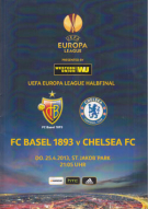 FC Basel - Chelsea FC, 25.4. 2013, UEFA Europa League 1/2 Final, St. Jakob Park, Offizielles Programm