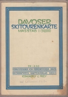 Davoser Skitourenkarte - Masstab 1:50’000 (auf Leinwand)