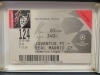 Champions League Final: Juventus FC - Real Madrid CF 1998 (FINAL VIP Ticket behind glas in Original Box)