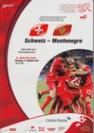 Schweiz - Montenegro, 11.10. 2011, EURO 2012 Qualf., St. Jakob-Park Basel, Offizielles Programm
