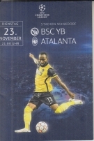 BSC Young Boys - Atalanta Bergamo, 23.11. 2021, Ch. L Group Stage, Stadion Wankdorf, Offizielles Programm
