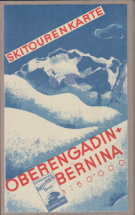 Skitourenkarte Oberengadin + Bernina 1:50’000