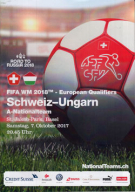 Schweiz - Ungarn, 7. 10. 2017, FIFA WM 2018 Qualif., St. Jakob-Park Basel, Offizielles Programm