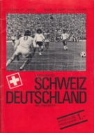 Schweiz - Deutschland, 4.9. 1974, Freundschaftsspiel, Stadion St. Jakob Basel, Offizielles Programm