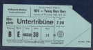 HSV - Young Boys Bern, 27.11. 1960, Europa-Pokal 1960/61, Volkspark-Stadion, Sitzplatz-Untertribüne