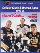 The National Hockey League (NHL) - Official Guide & Record Book - Season 1990-91