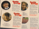 Kambly Sport (13 Sammel Kleber von Schweizer Leichtathleten + Nordischen Skifahrer ca. 1980)