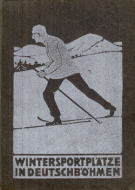 Wintersportplätze in Deutschböhmen (in 1911) 