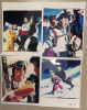 57 Farbige Photographien Schweizer Skifahrer/in für Werbeaufnahmen ca. 1988