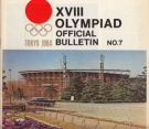 Tokyo 1964 - XIII Olympiad Official Bulletin No. 7 (December 1962)