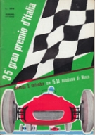 Gran premio d’Europa, 35° gran premio d’Italia - 6 Settembre 1964 Autodromo di Monza, Programma Ufficiale