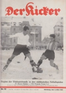 (Der Kicker, Nr.10, 3. März 1931) Cover: FC Bayern München - VfR Wormatia Worms 9:0 (Bergmaier vs. Hirsch)