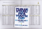 79. Blue Stars/FIFA Youth Cup 24./25. Mai 2017 - Official Programme with team pictures + line up sheet of all teams