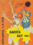 University of South Dakota vs South Dakota State, Inman Stadium, Oct. 17, 1964 - Official Program
