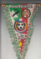 AS Saint-Etienne - PSV Eindhoven, Coupe d’Europe 1/2 Final 1976 - (Wimpel, Pennant, Fanion)
