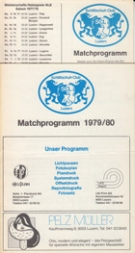 2 Heimspiel-Programme des SC Luzern (Saison 1977/78 vs EHC Olten, Saison 1979/80 vs EHC Wetzikon)