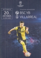 BSC Young Boys - Villareal CF, 20.10. 2021, Champions League, Stadion Wankdorf, Offizielles Programm