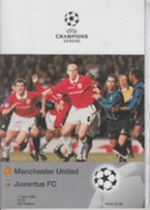 Manchester United - Juventus FC, 7.4. 1999, CL 1/2 Final, Old Trafford, Official Programme