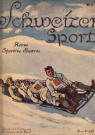 SCHWEIZER SPORT (Revue sportive illustrée, Januar 1922, V. Jhg. No.9)