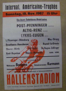 Internat. Americaine-Trophée, So. 19. Nov. 1967, Post-Pfenninger, Altig - Renz, Lykke - Eugen u.a., Hallenstadion