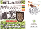 Zur Erinerung an die Weltmeisterschaft 1954 - Deutschland vs. Ungarn 4.7. 1954 (Maximumkarte m. Replica)