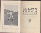 Le Lawn Tennis moderne
