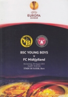 BSC Young Boys - FC Midtjylland, 30.8. 2012, Stade de Suisse, Offizielles Programm