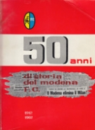 50 anni di storia del Modena FC 1912 - 1962 (Reference history book)