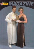 IAAF Magazine - Review of the Year 2001 (Cover: H. El Guerrouj and Stacy Dragila - Athletes of the year)