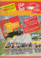 19. Grand Prix Tell - Internationales Etappenrennen 8. - 15. Aug. 1989 - Offizielles Programm mit Startliste