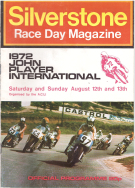 1972 John Player International British Grand Prix Siverstone Race Day Magazine