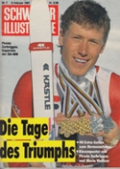 Die Tage des Triumph - Pirmin Zurbriggen, Superstar der Ski-WM (Schweizer Illustrierte, Nr.7, 9. Feb. 1987)