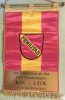 Zur Erinnerung an das DFB Pokalendspiel Karlsruher SC - 1. FC Kaiserslautern am 25. Mai 1996 in Berlin (Offizieller Wimpel der Stadt Karlsruhe)