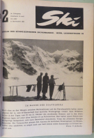 SKI (Nr. 1 - 10, 54. Jhg., 29. Okt. 1957 bis 18.6. 1958, Organ des Schweiz. Ski-Verbandes, Deutsche Ausgabe)