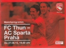 FC Thun - AC Sparta Praha, 27.8. 2015, Europa League Qualf., Stadion Thun, Offizielles Programm
