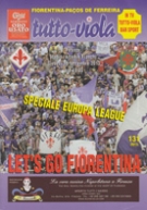 AC Fiorentina - Pacos de Ferreira, 19.9. 2013, Europa League, Artemio Franchi, Official Programme