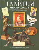 Tenniseum Roland Garros, le samedi 9 juin 2001, Catalogue de la Tennis Auction